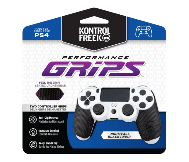 KontrolFreek Performance Grips (Black) - PS4 - 668803 - zdjęcie